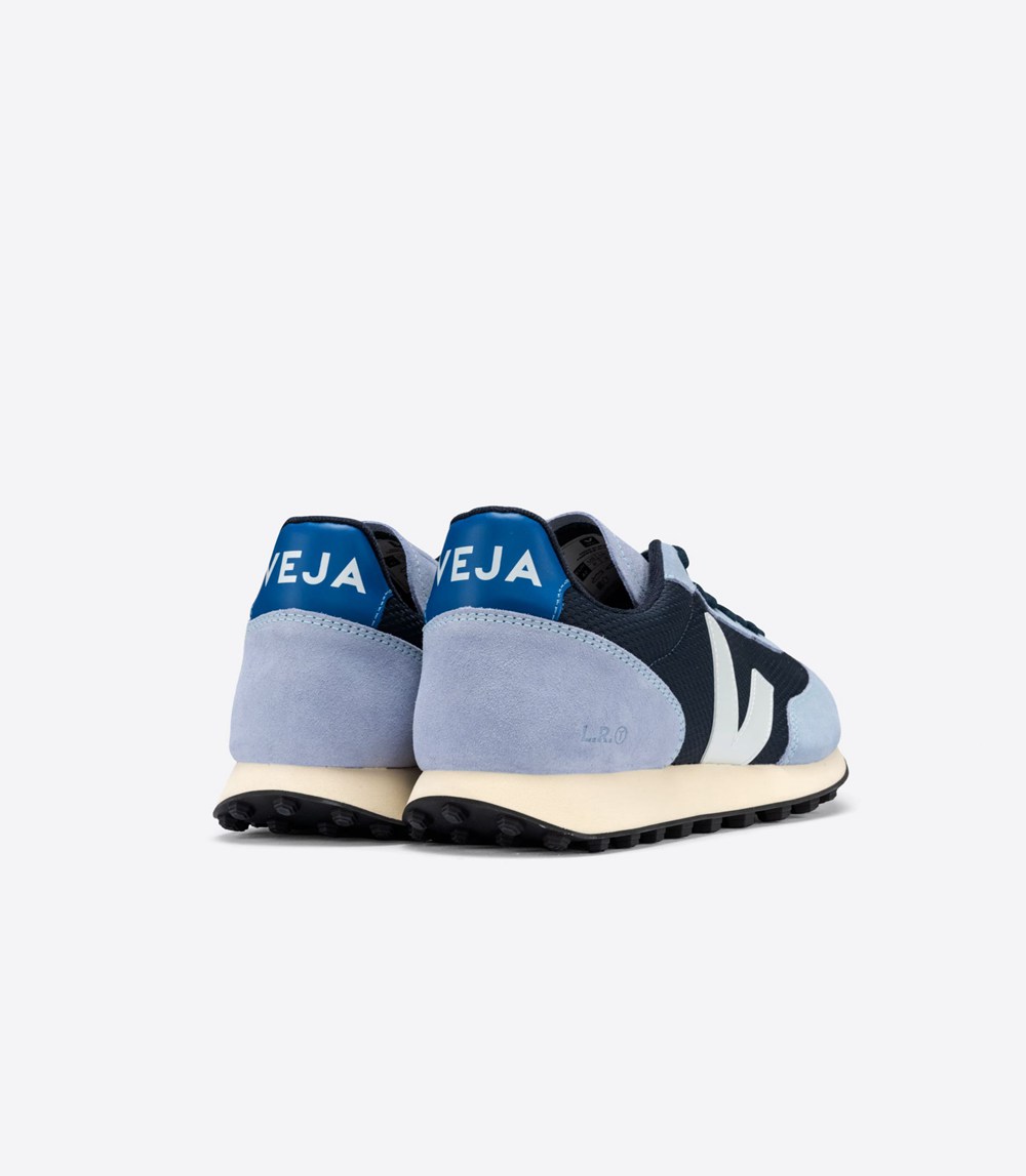 Veja Sneakers Mens - Rio Branco Alveomesh - Blue/Black/White - 7394AREFL